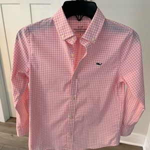 Vineyard Vines Boys gingham button down